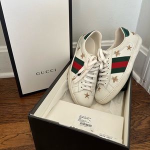 Gucci Ace Embroidered 'Bees and Stars' Sneakers